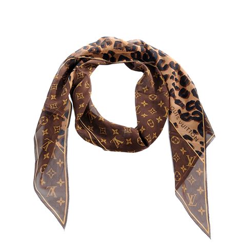 louis vuitton scarf womens fake|louis vuitton cheetah scarf.